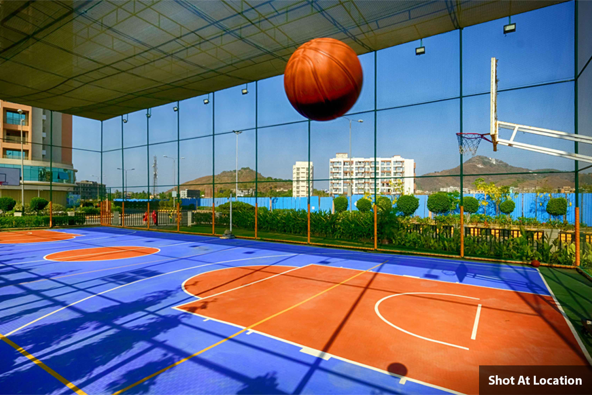 rustomjee-global-city club one basketball court